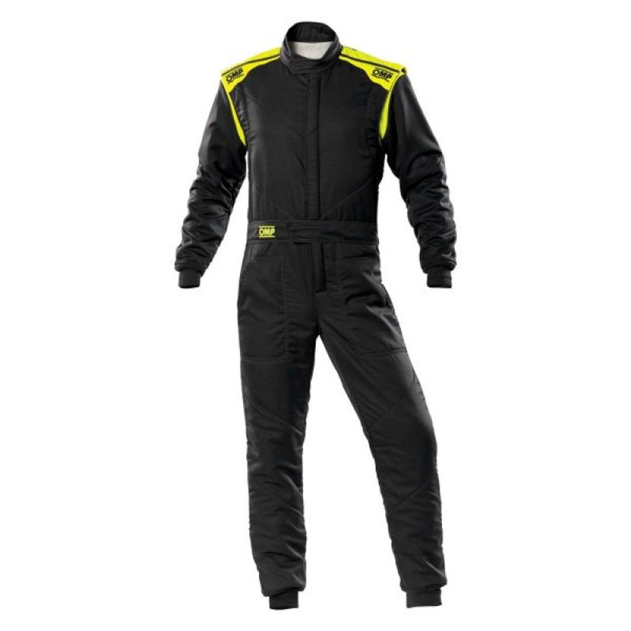 OMP RACING, INC. FIRST-S Suit Anthr And Flo Yellow Size 60 OMPIA0-1828-E01-SF-18460