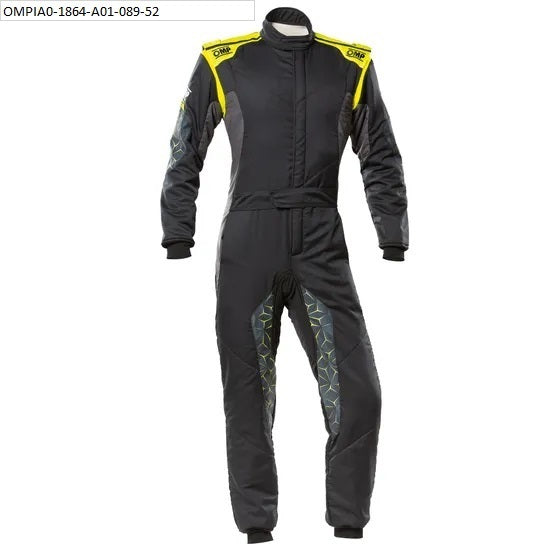 Omp Racing, Inc. TECNICA HYBRID OVERALL F IA 8856-2018 BLACK / FLU MPN OMPIA0-1864-A01-178-60