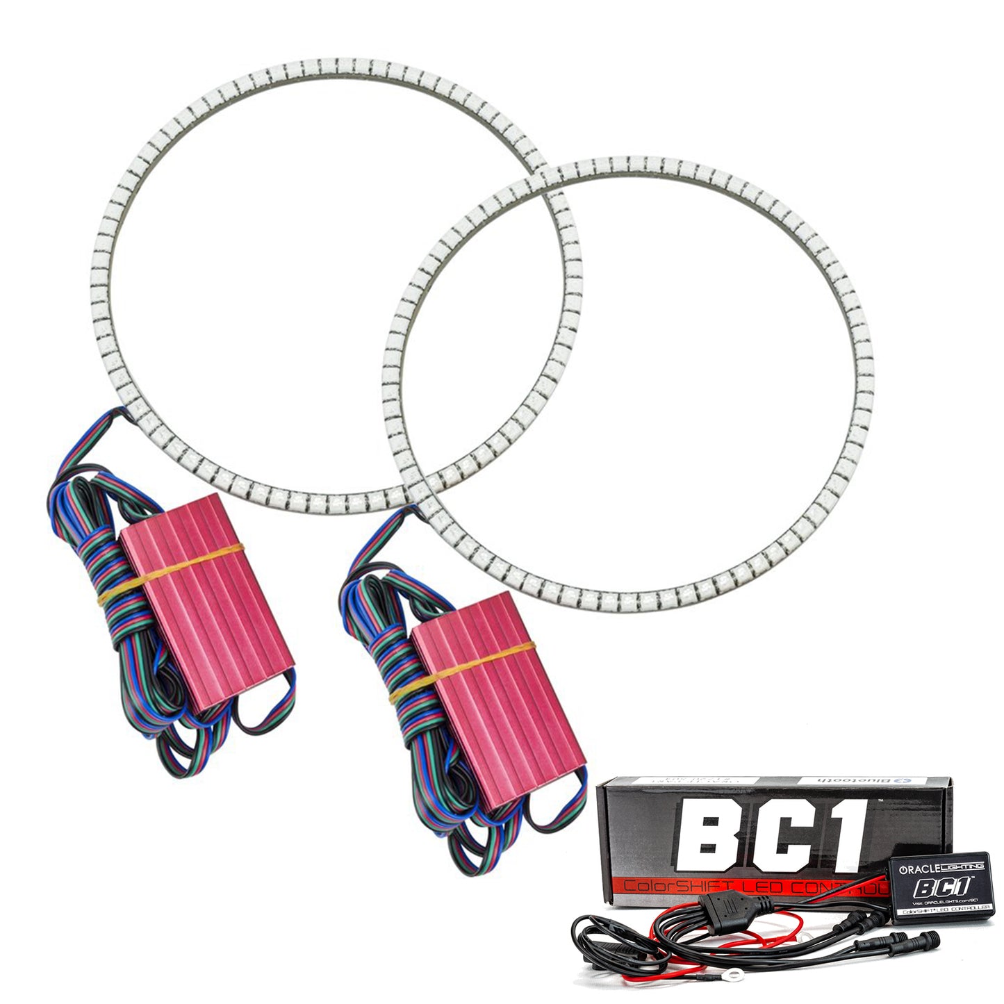 ORACLE LIGHTING 18- Jeep Wrangler JL LED Headlight Halo Kit ORA1214-335