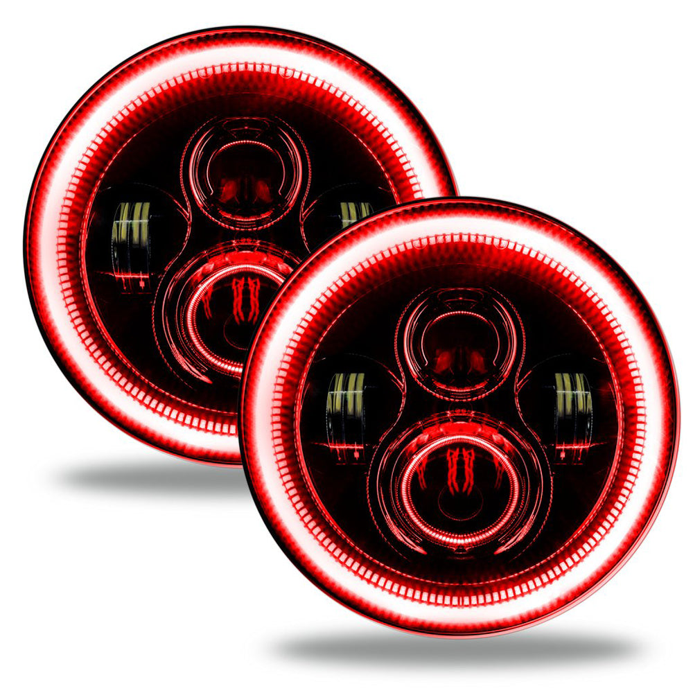 Oracle Lighting ORACLE 7in High Powered LED Headlights - Black B MPN ORA5769-003 For Jeep Wrangler JK 2007-19