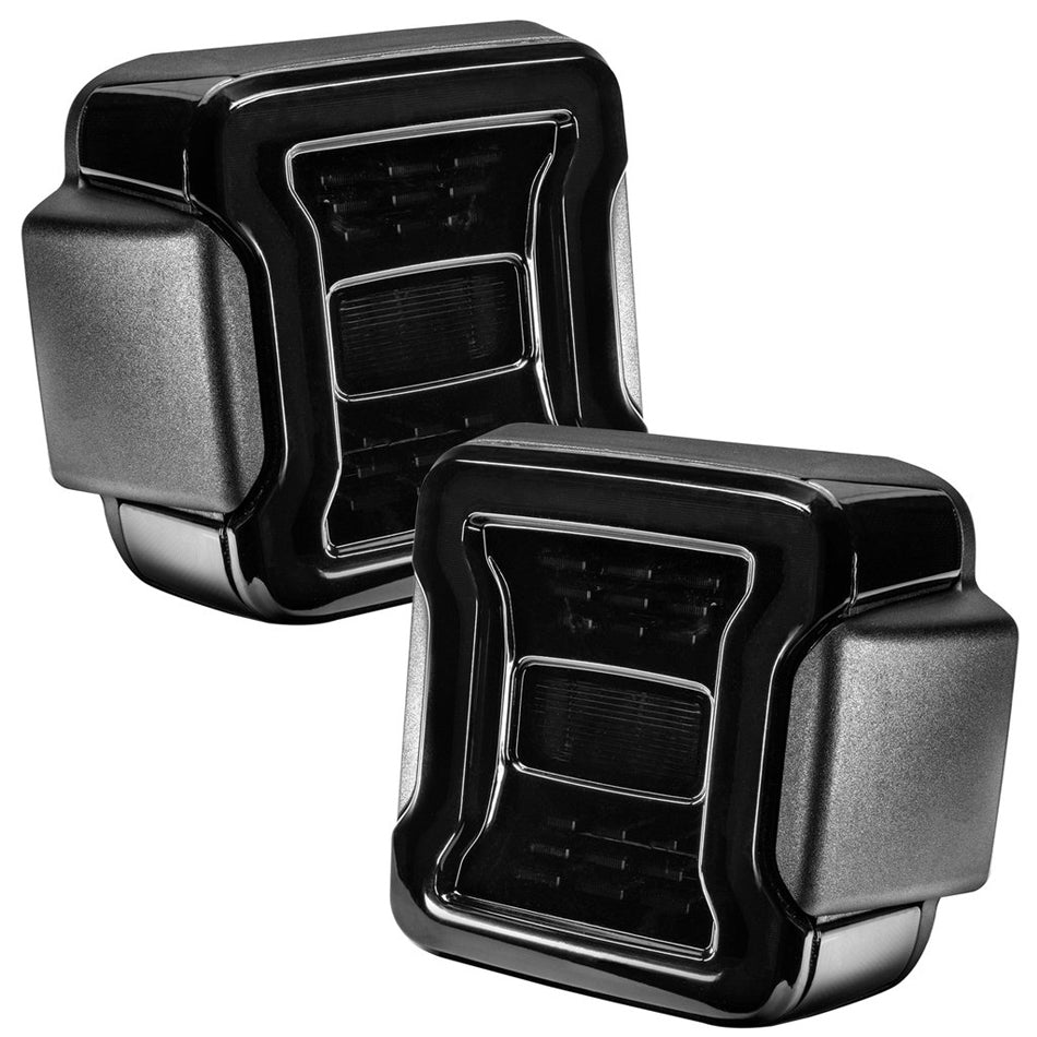 ORACLE LIGHTING 18- Jeep Wrangler JL LED Tail Lights Black ORA5852-504