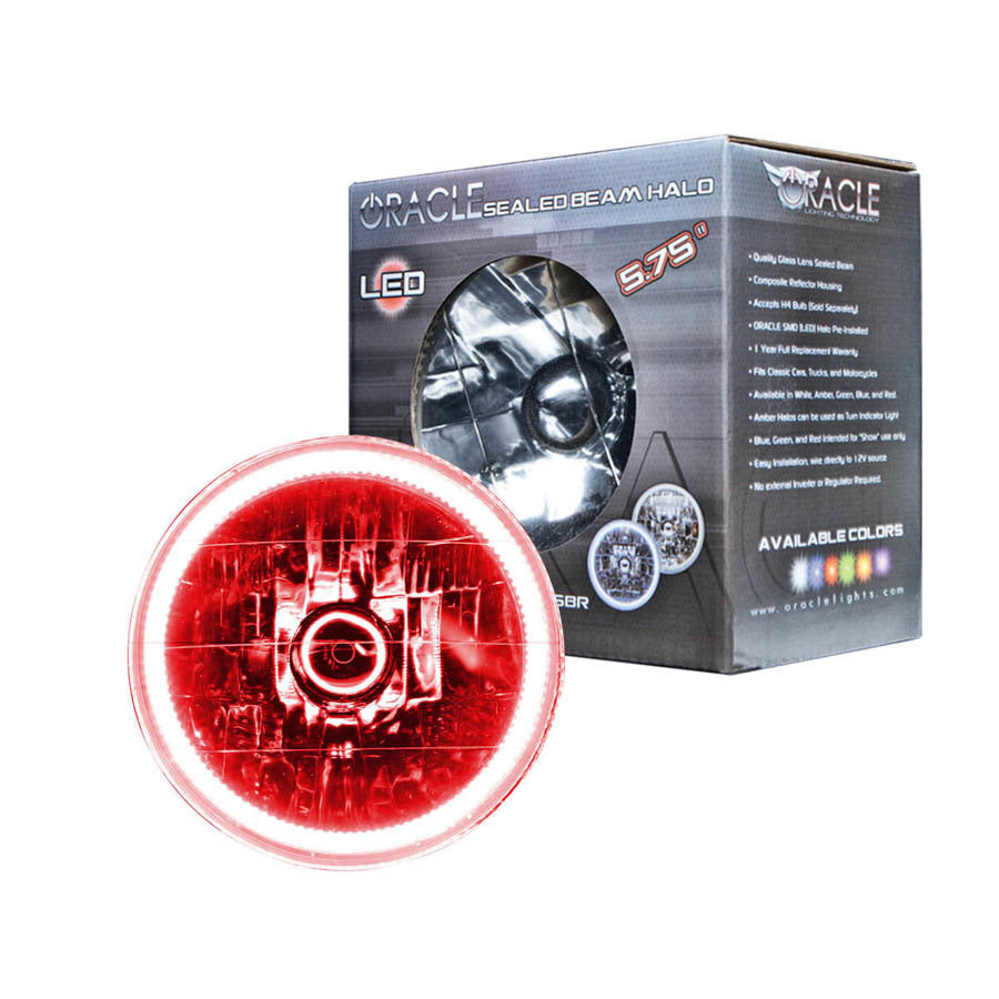 Oracle Lighting 5.75in Sealed Beam Red MPN ORA6904-003 For Universal use