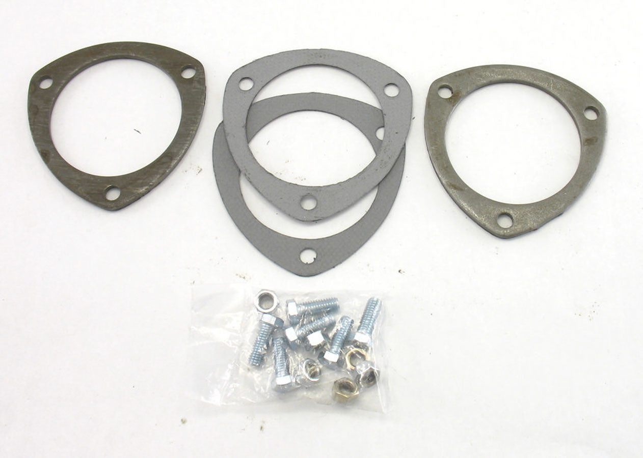 Patriot Exhaust Collector Flanges - 1pr 3-Bolt 3-1/2in Dia. MPN PEPH7261