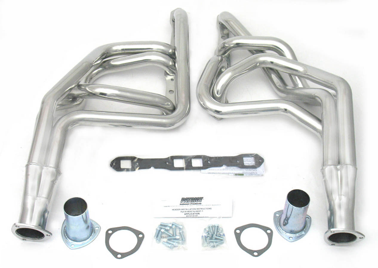 Patriot Exhaust Coated Headers - BBM B-Body MPN PEPH8207-1 For Mopar B-Body, Ram, B / RB-Series 1967-74