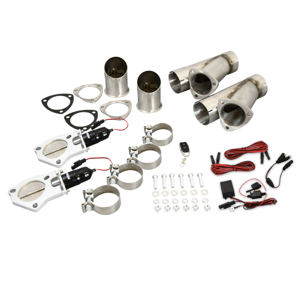 PATRIOT EXHAUST 3.0 Electric Cutout Dual System w/Remote PEPPEC300K