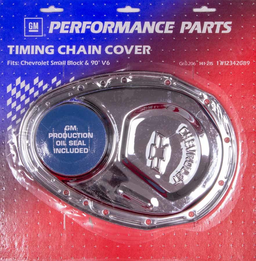 Proform 69-91 SBC Chrome Timing Cover MPN PFM141-215 For Chevrolet, Chevy