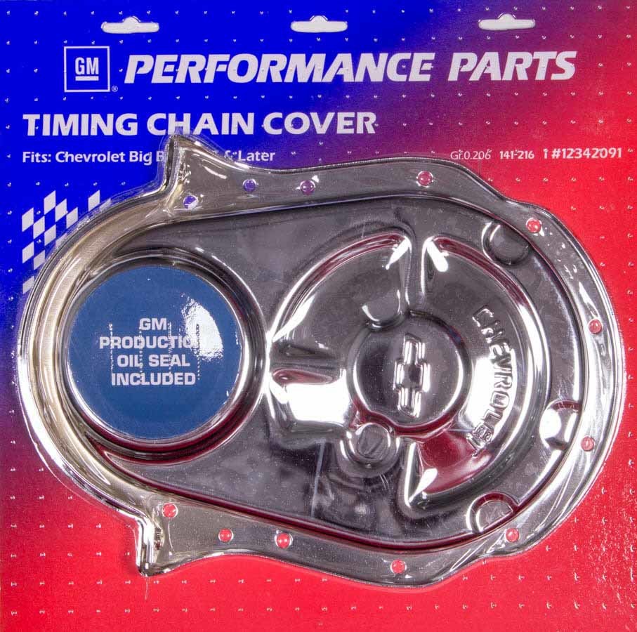 Proform 65-90 BBC Chrome Timing Cover MPN PFM141-216 For Chevrolet, Chevy 1965-90