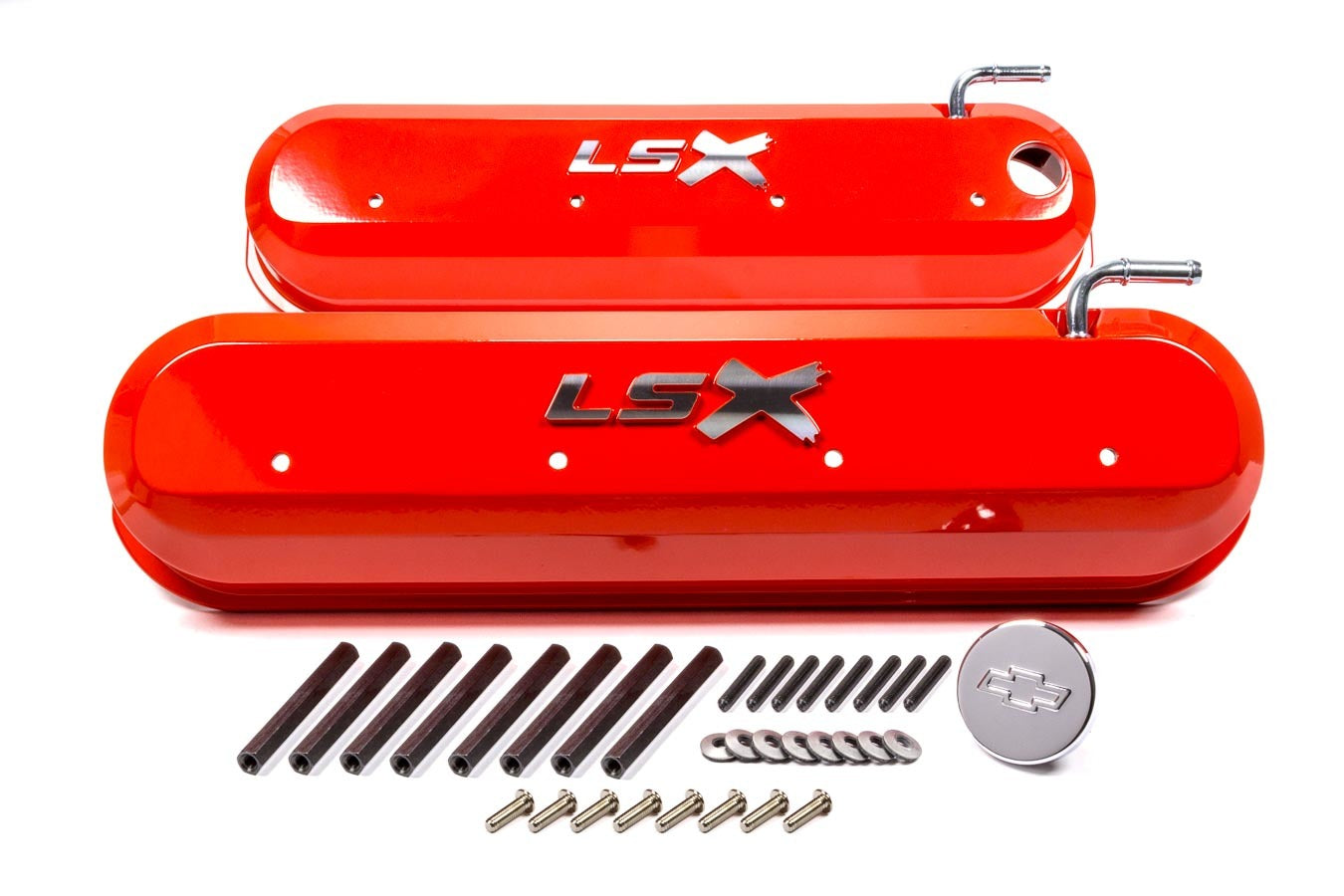Proform GM LS Valve Covers - Slant Edge - Orange MPN PFM141-257 For GM LS-Series
