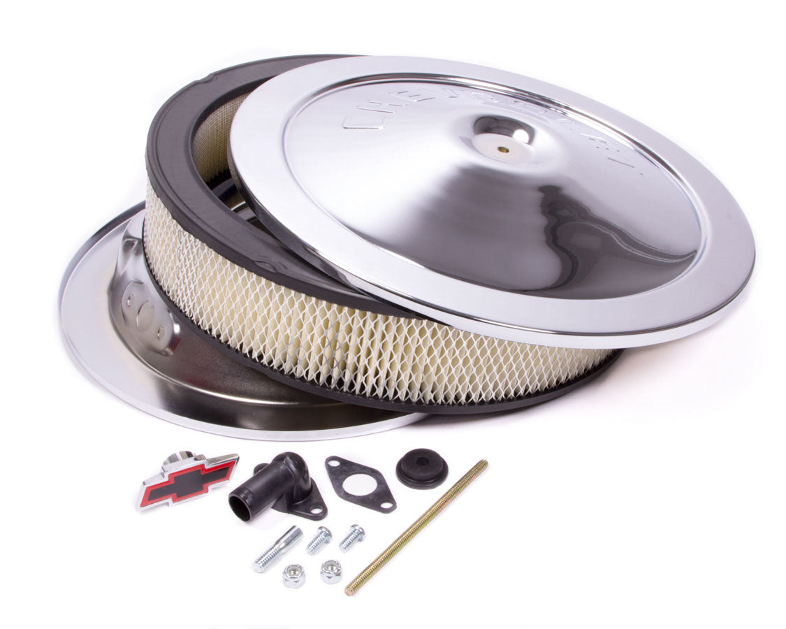 Proform 14in Classic Air Cleaner W/ Bowtie Nut MPN PFM141-302 For Chevrolet