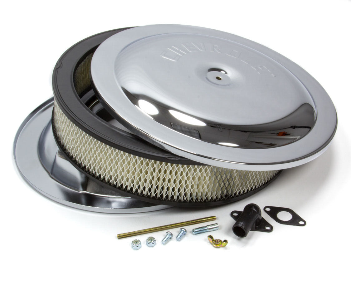 Proform 14in Hi-Perf Air Cleaner W/ Plain Nut MPN PFM141-307 For Chevrolet