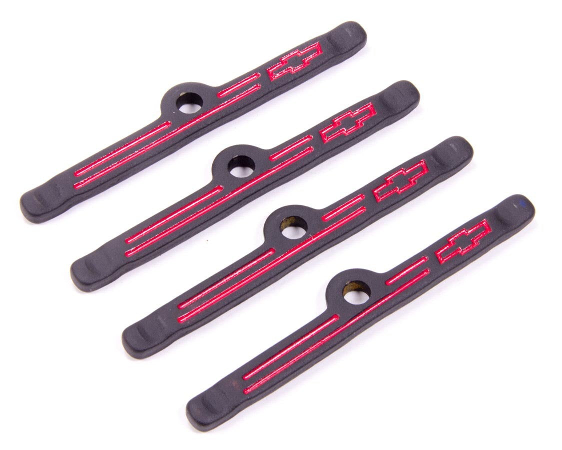 Proform Black Crinkle V/C Hold Down Clamps 4pcs MPN PFM141-757 For Chevy V6