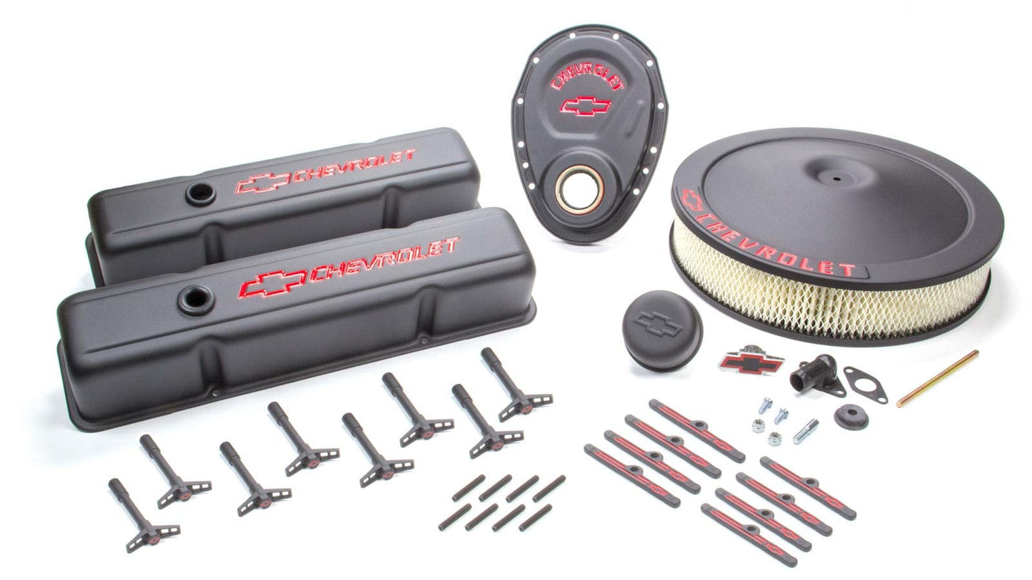 Proform SBC Black Crinkle Dress Up Kit MPN PFM141-758 For Chevy