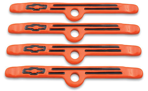 Proform Valve Cover Hold-Downs - Orange 4pcs. MPN PFM141-782 For Chevy V6