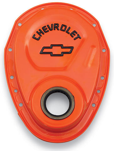 Proform Timing Chain Cover - 69-91 GM Orange MPN PFM141-783 For Chevrolet, Chevy