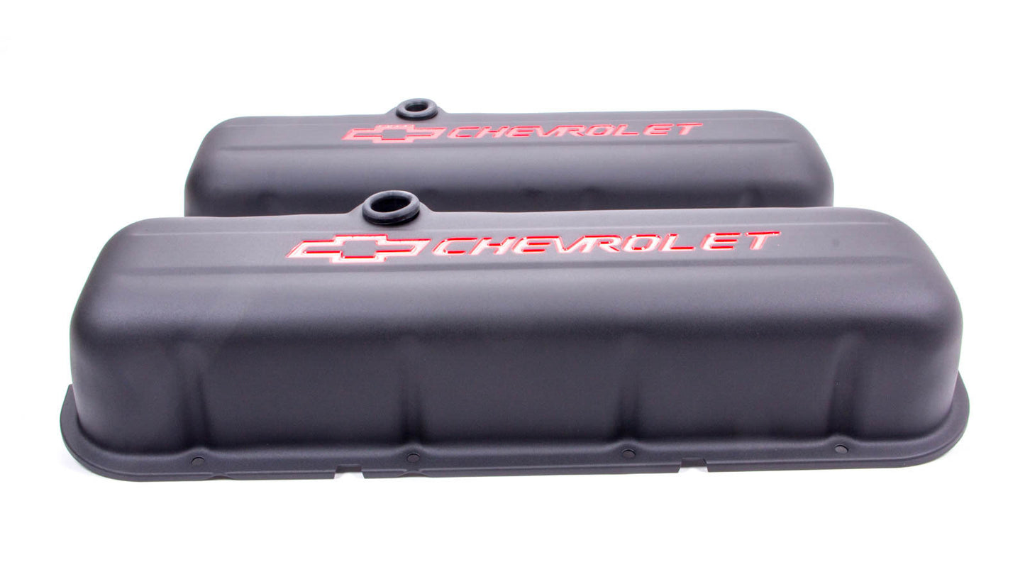 Proform BBC Blk Crinkle V/C Tall W/ Baffle MPN PFM141-811 For Chevrolet, Chevy
