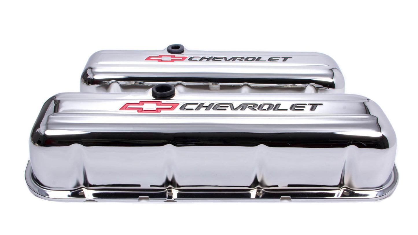 Proform BBC Chrome V/C Tall W/ Baffle MPN PFM141-813 For Chevrolet, Chevy