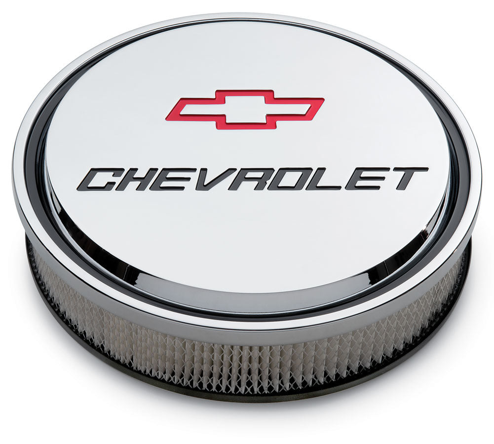 Proform Slant Edge Bowtie Air Cleaner Chrome MPN PFM141-835 For Chevy