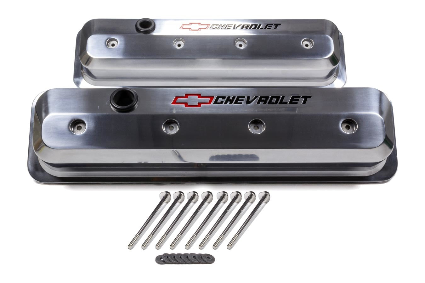 Proform SBC Valve Cover Slant Edge Polished MPN PFM141-843 For Chevrolet, Chevy