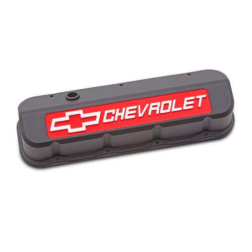 Proform Slant Edge Valve Covers BBC Black Crinkle MPN PFM141-867 For Chevrolet, Chevy