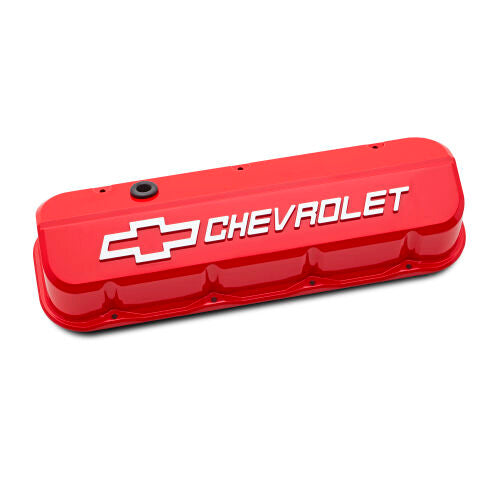Proform Slant Edge Valve Covers BBC Red MPN PFM141-873 For Chevrolet, Chevy