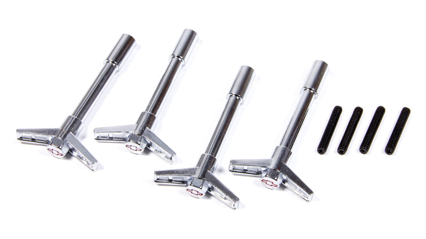 Proform Street Chrome V/C Wing Nuts 4pcs MPN PFM141-902 For Chevy