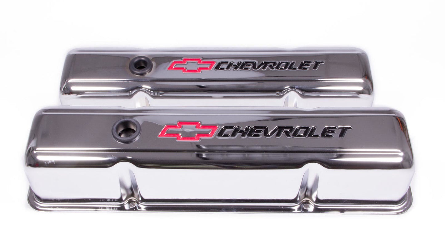 Proform SBC Street Chrome V/C Tall MPN PFM141-905 For Chevrolet, Chevy