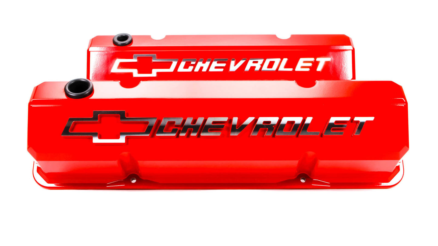 Proform SBC Slant Edge V/C's - Die Cast - Red MPN PFM141-931 For Chevrolet, Chevy