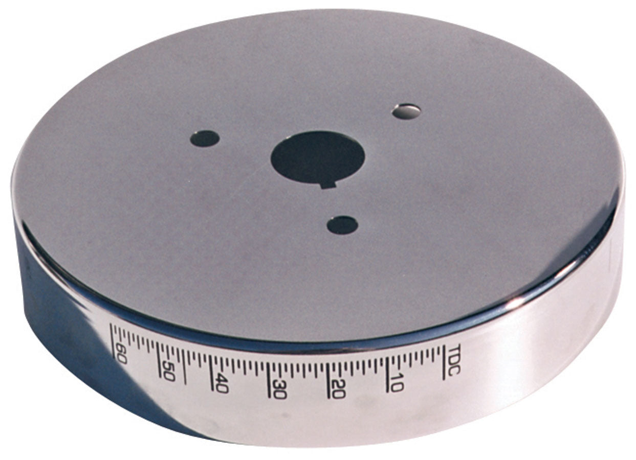 Proform Chrome 8in Harmonic Balancer Cover MPN PFM66518CC For Chevy