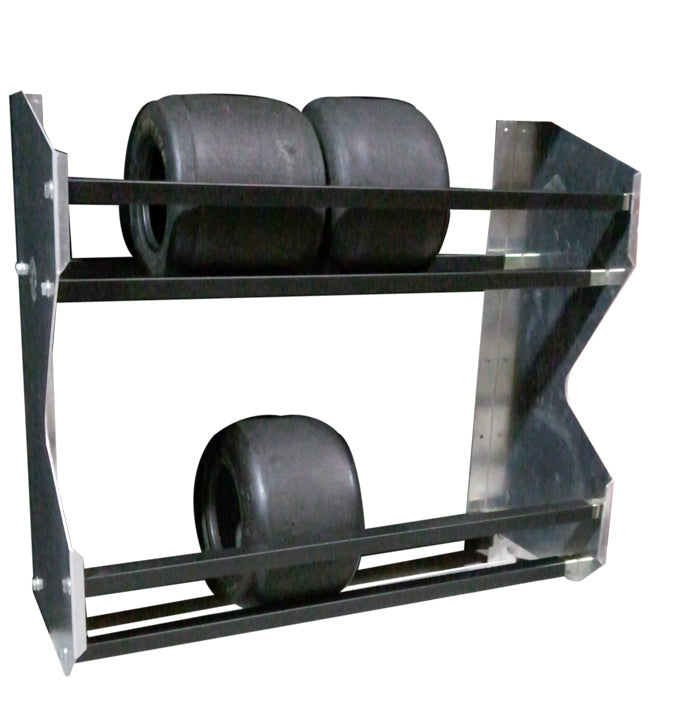 PIT-PAL PRODUCTS 2-Tier Karting Tire Rack PIT388