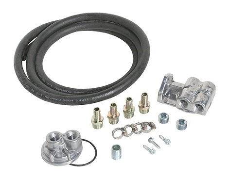 Perma-Cool Dlx Filter Relocation Ki t (Single) 1in-16 MPN PRM70956 For Dodge Cummins