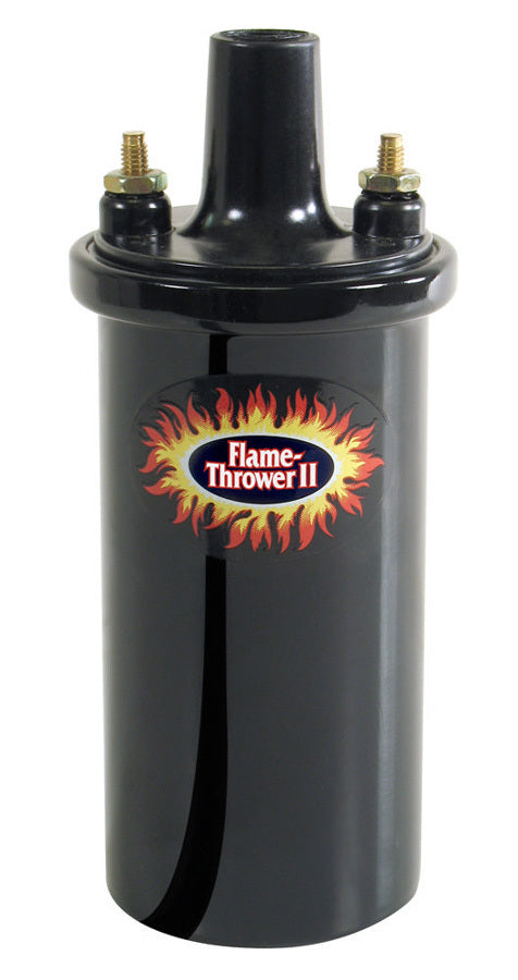 Pertronix Ignition Flame-Thrower II Coil - Black- Oil Filled MPN PRT45011