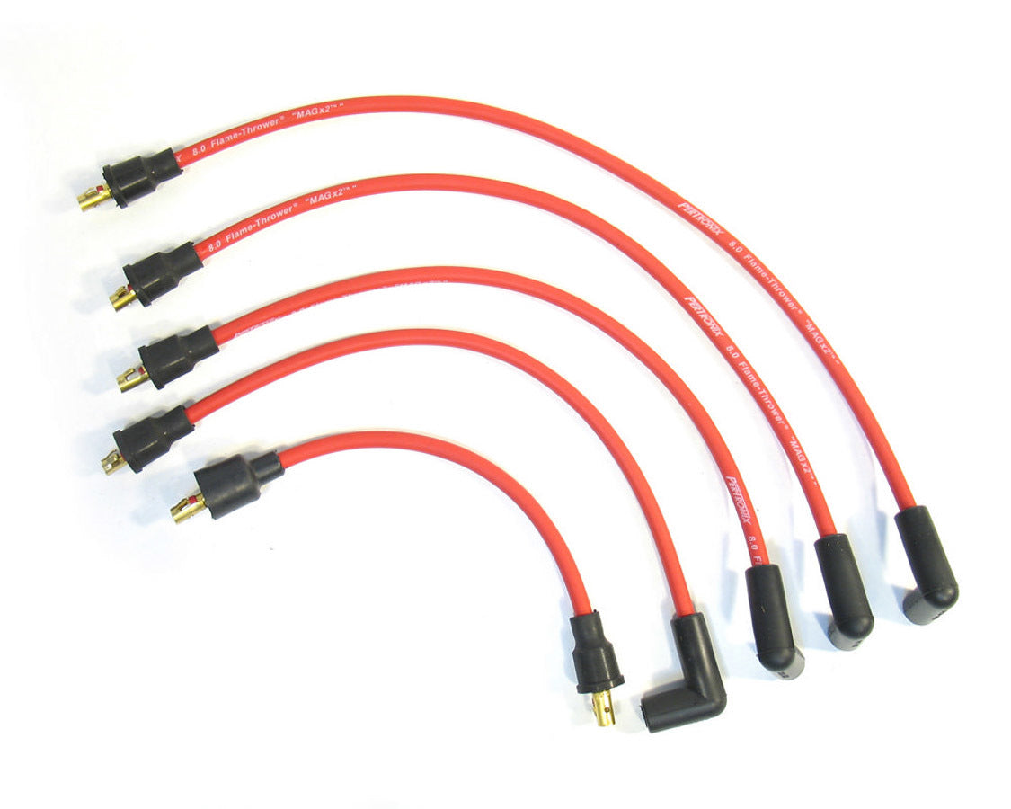 Pertronix Ignition 8mm Spark Plug Wire Set Austin/MG 4-Cylinder Red MPN PRT804412