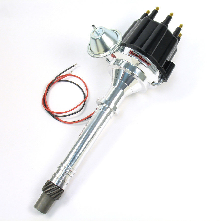 Pertronix Ignition SBC/BBC Billet Dist. w/ Black Cap & Male Tower MPN PRTD100710 For Chevy Pickup