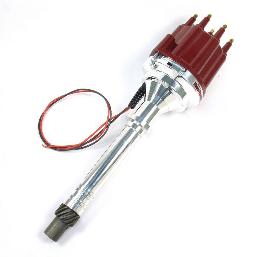 Pertronix Ignition SBC/BBC Billet Dist. w/ Red Cap & Male Tower MPN PRTD100811 For Chevy Pickup