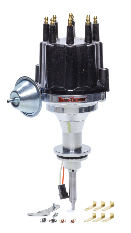Pertronix Ignition Billet Distributor SBM 273-360 Black Male Cap MPN PRTD341710 For Mopar Pickup
