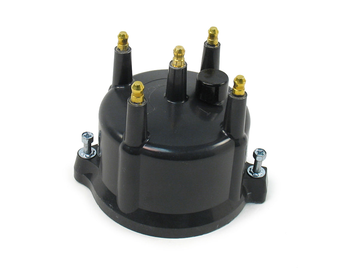 Pertronix Ignition Distributor Cap - 4-Cyl. Billet Black MPN PRTD654710