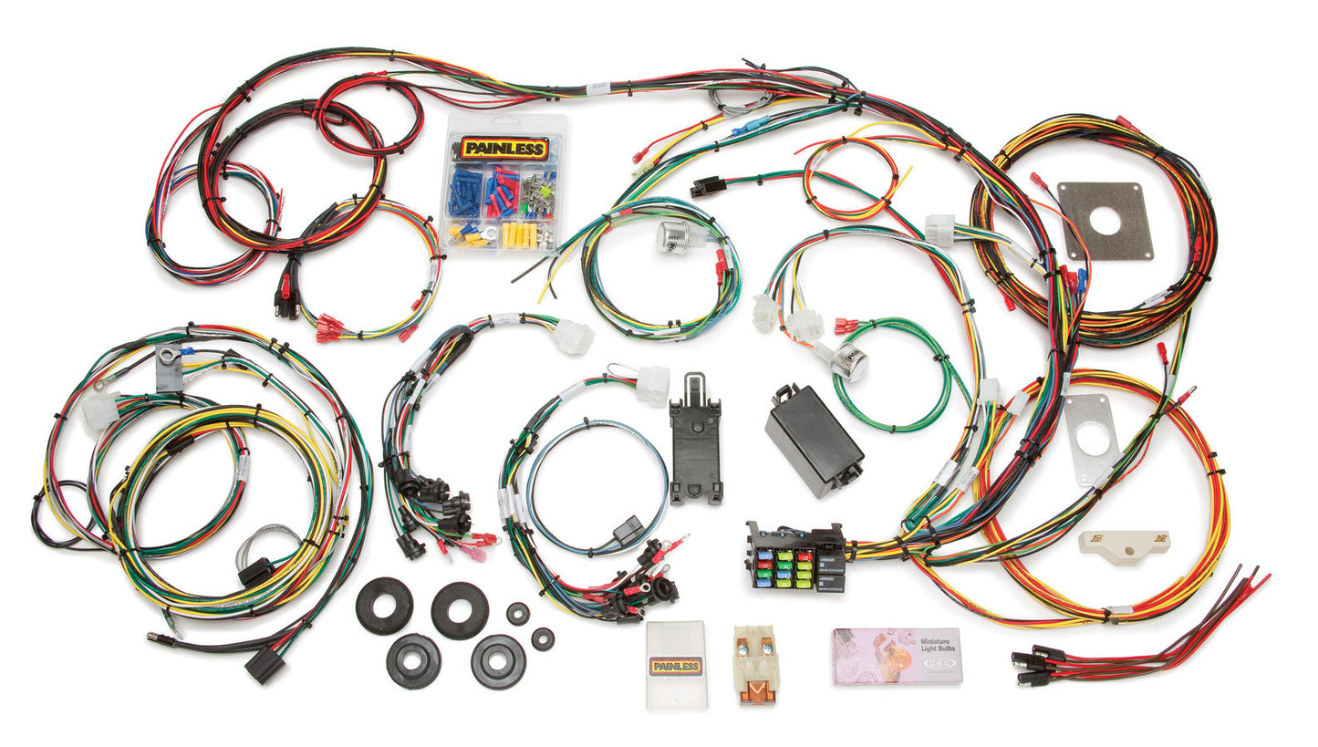 PAINLESS WIRING 1965-66 Mustang Chassis Harness 22 Circuits PWI20120