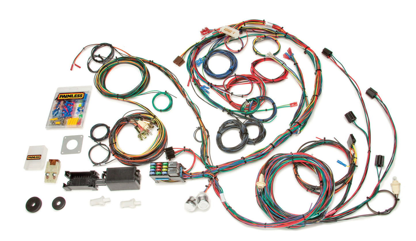 PAINLESS WIRING 69-70 Mustang Chassis Harness 22 Circuits PWI20122