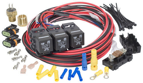 PAINLESS WIRING Dual Activation/Dual Fan Relay Kit on 185 off 175 PWI30117