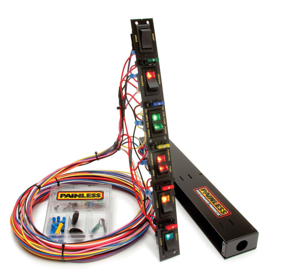 PAINLESS WIRING Vertical 6-Switch Panel PWI50506