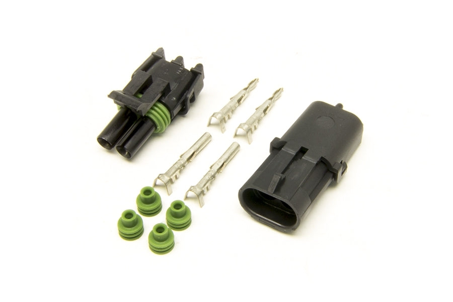 PAINLESS WIRING 2 Circuit Male & Female Weatherpack Kit (1 ea.) PWI70402