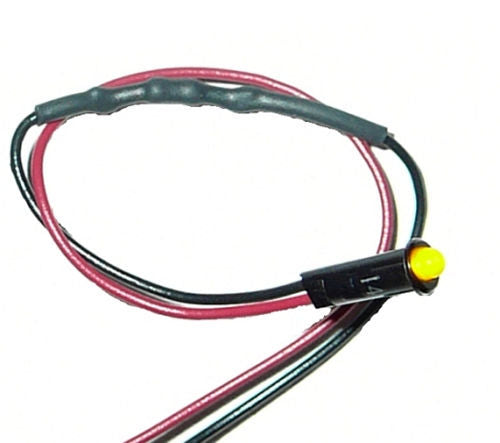 PAINLESS WIRING 1/8in Amber Dash Light PWI80200