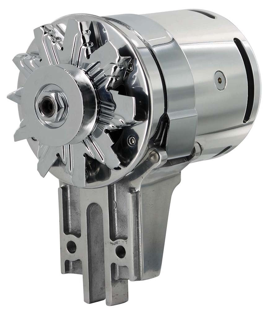 Powermaster 49-53 Ford Flathead Power Gen Alt Polished MPN PWM282021 For Ford 1949-53