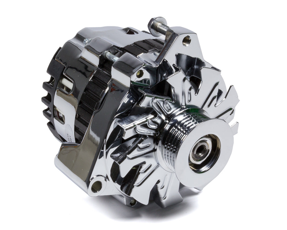 Powermaster Chrome GM CS130 140 Amp Alternator MPN PWM37861 For GM