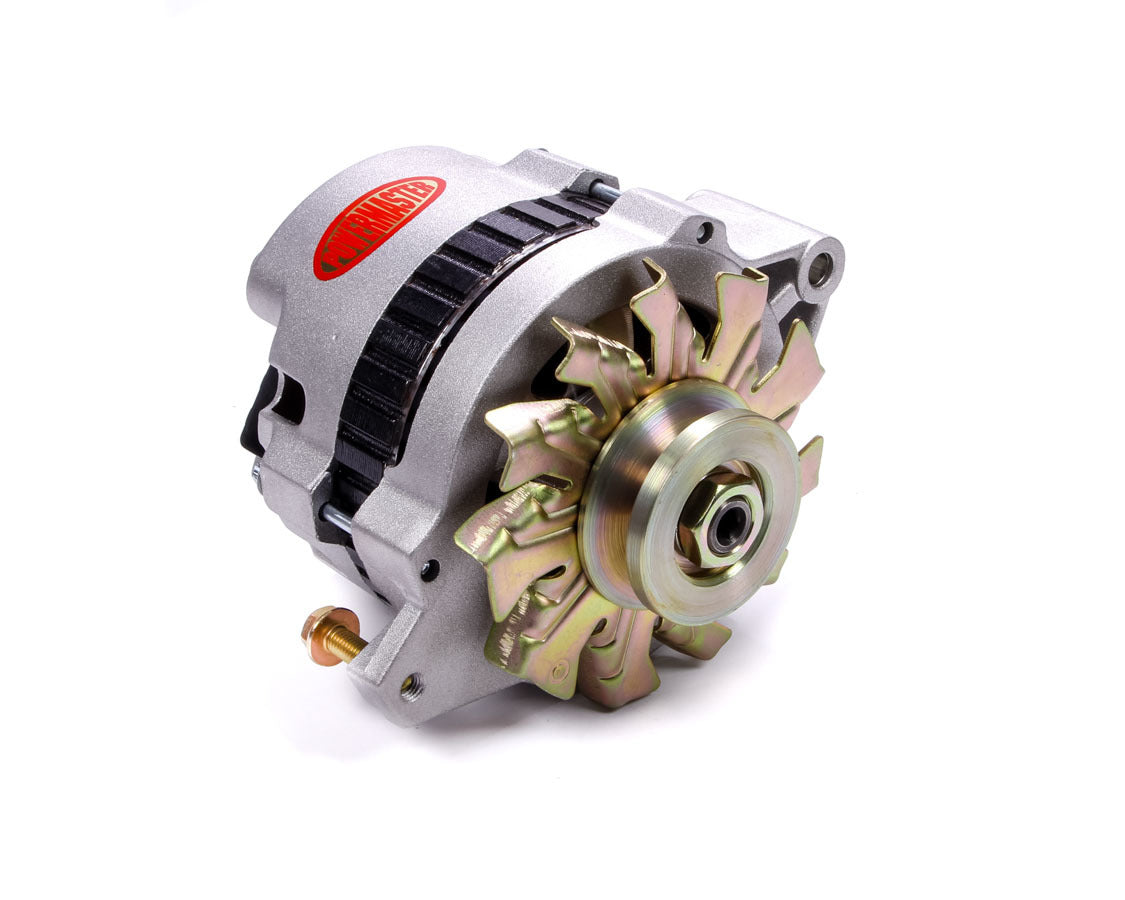 Powermaster Alternator 140 Amp Delco Natural Finish MPN PWM478021 For GM
