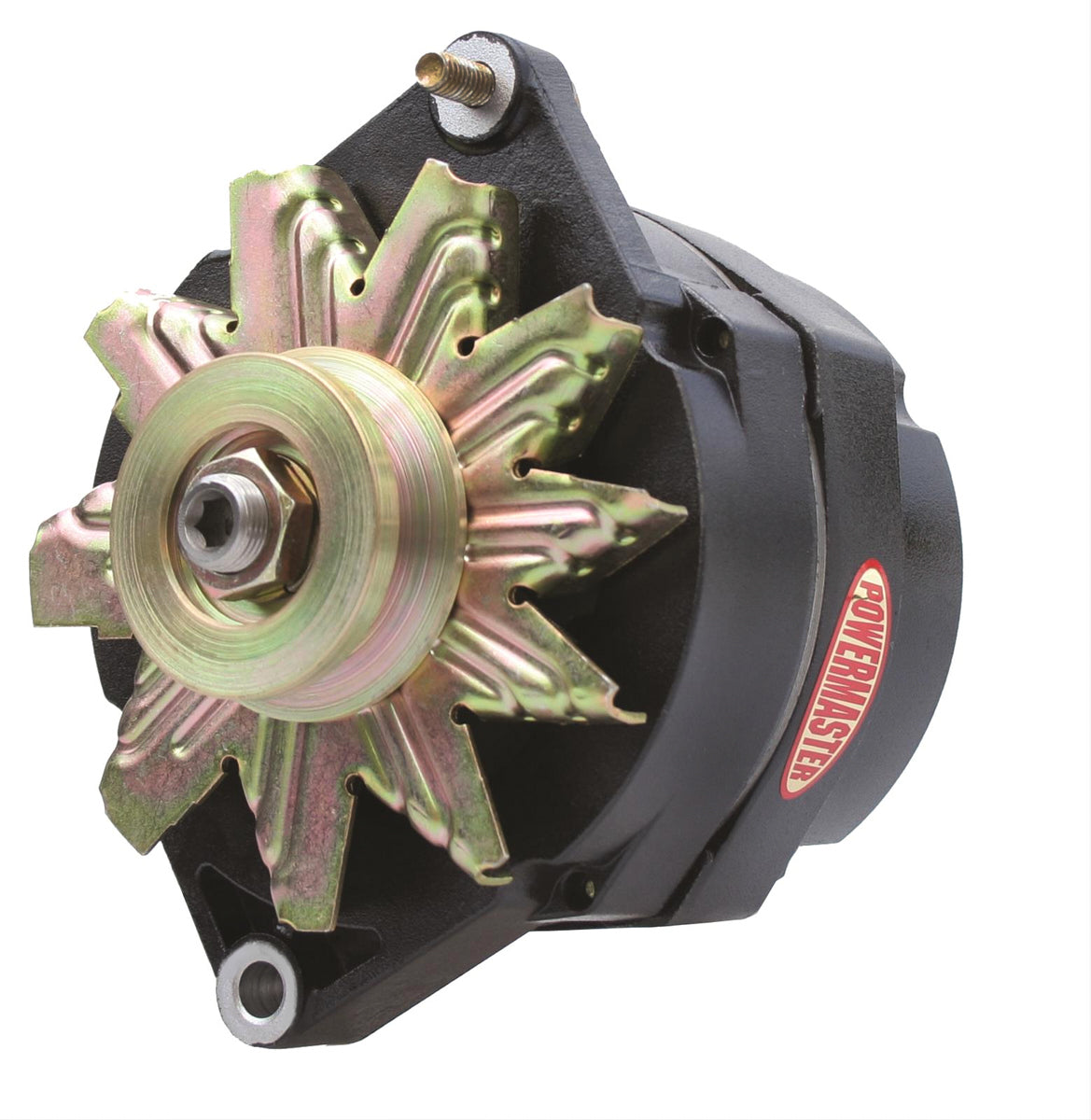 Powermaster Alternator GM 12SI 150 Amp 1-V Pulley Black MPN PWM57293 For GM