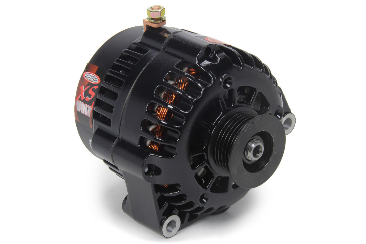 Powermaster Alternator 165 Amps GM 6-Groove - Black MPN PWM582478 For GM