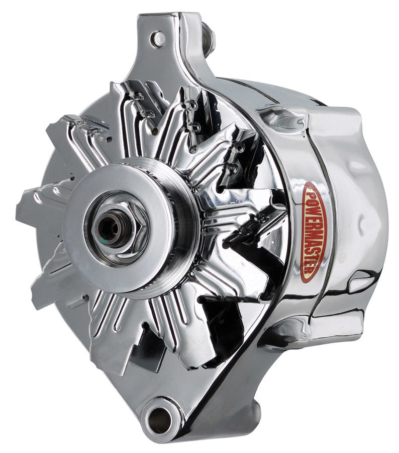 Powermaster Alternator Ford 100A Upgrade w/1V Pulley Chrm MPN PWM8-37101 For Ford