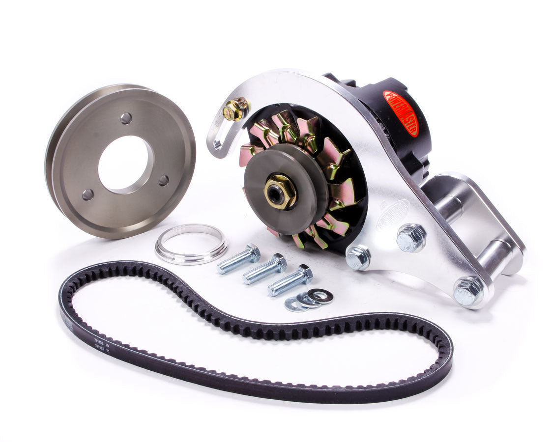 Powermaster BBC Low Mount ALt. Kit w/8062 MPN PWM8-897 For Chevy