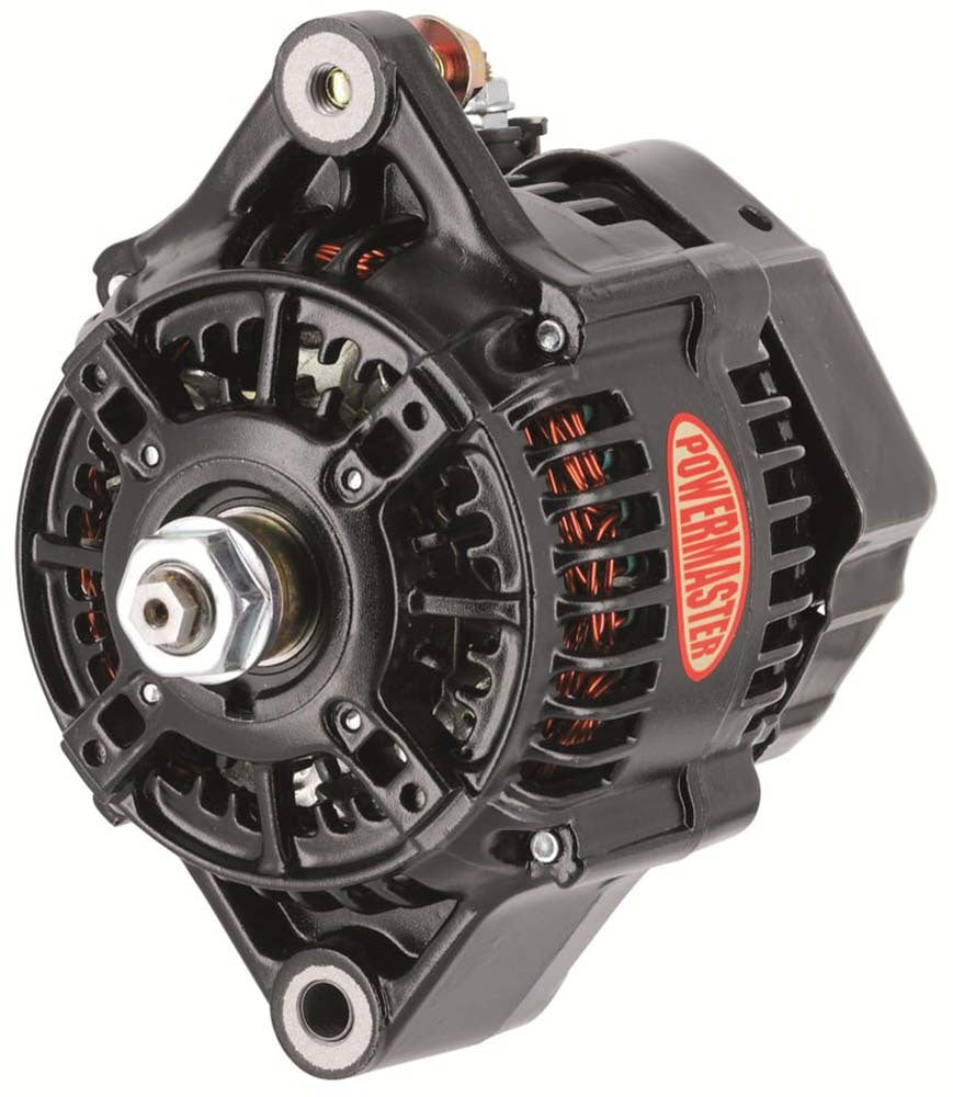 Powermaster Denso Race Alternator 150 Amp 12 volt- black PWM8142